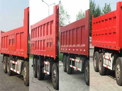 Jiefang Automobile CA3313P7K1T4E Flat head diesel dump truck