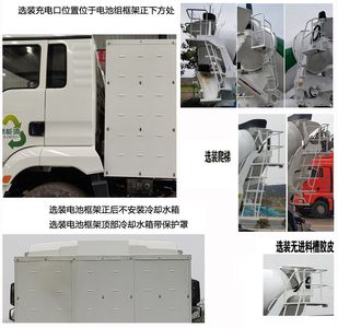 Rentuobo Ge  ZBG5311GJB0BEV Pure electric concrete mixing and transportation vehicle