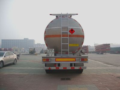 Liangshan Dongyue  CSQ9400GYY Aluminum alloy oil transport semi-trailer