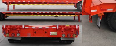 Brilliant Business Car DHH9373TDP Low flatbed semi-trailer