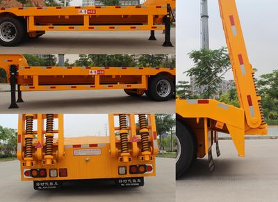 Hong Kong and Guangdong  HSD9400TDP Low flatbed semi-trailer