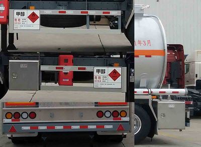 CIMC ZJV9402GRYJMA Flammable liquid tank transport semi-trailer