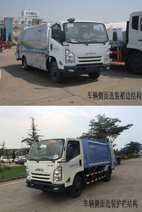 CIMC ZJV5080ZYSHBL5 Compressed garbage truck