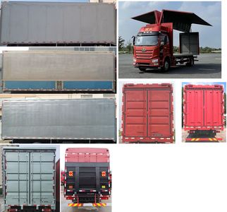 Jiefang Automobile CA5181XYKP62K1L5E6 Wing opening box car