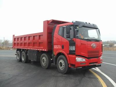 Jiefang Automobile CA3310P63L2T4E2M4 Flat head natural gas dump truck