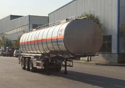 Changhua  HCH9408GRYD Aluminum alloy flammable liquid tank transport semi-trailer