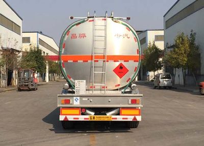 Changhua  HCH9408GRYD Aluminum alloy flammable liquid tank transport semi-trailer