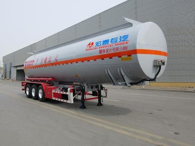 Zhengkang Hongtai brand automobiles HHT9409GRYE Flammable liquid tank transport semi-trailer