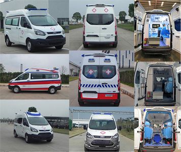 Jiangling Quanshun brand automobiles JX5036XJHZKA6 ambulance