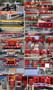 CIMC ZJV9404TWYDG Transport semi-trailer of dangerous goods tank frame