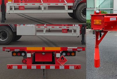 CIMC ZJV9404TWYDG Transport semi-trailer of dangerous goods tank frame