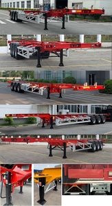 CIMC ZJV9404TWYDG Transport semi-trailer of dangerous goods tank frame