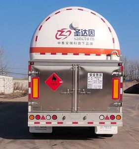 Saint Dayin  SDY9340GDYT Low temperature liquid transport semi-trailer