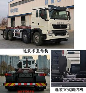 Dongyue  ZTQ5310ZXXZ7N30F detachable container garbage collector 