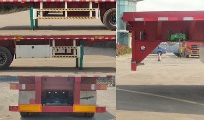 Hongxintong brand automobiles HXT9400TPB Flat transport semi-trailer