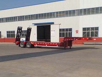 Liyuanda brand automobiles LWY9350TDP Low flatbed semi-trailer