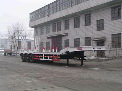 Tianshan  TSQ9400D Low flatbed semi-trailer