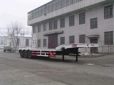 Tianshan  TSQ9400D Low flatbed semi-trailer