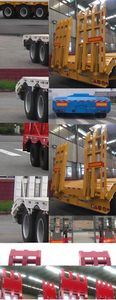 Tonghua  THT9402TDPA Low flatbed semi-trailer