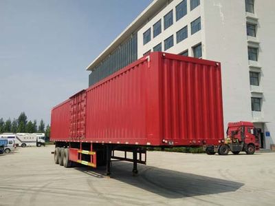 Zhongji Huashuo brand automobilesXHS9401XXYBox transport semi-trailer