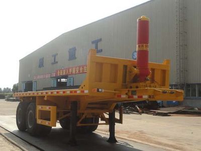 Xiagong brand automobile XXG9355ZZXP Flat dump semi-trailer