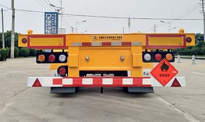 Zhongzhi Huaxing brand automobiles JLQ9404TWY Transport semi-trailer of dangerous goods tank frame