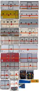 Chusheng  CSC5044XRQB6 Flammable gas box transport vehicle