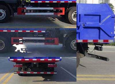 Huatong brand automobiles HCQ5042ZDJHF5 Compressed docking garbage truck