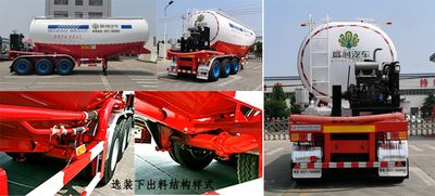 Shengrun  SKW9404GXH02 Lower ash semi-trailer