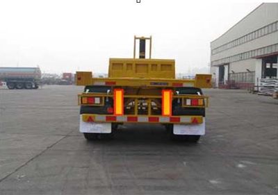 Linzhou  YDZ9350ZZXP Flat dump semi-trailer