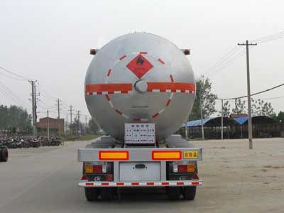 Cheng Liwei  CLW9407GYQ Semi trailer for liquefied gas transportation