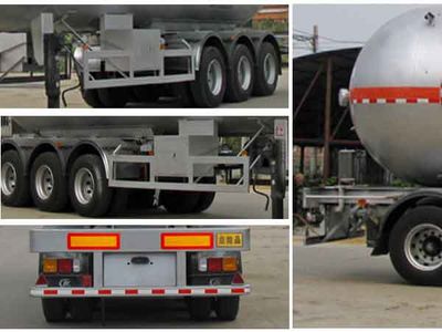 Cheng Liwei  CLW9407GYQ Semi trailer for liquefied gas transportation