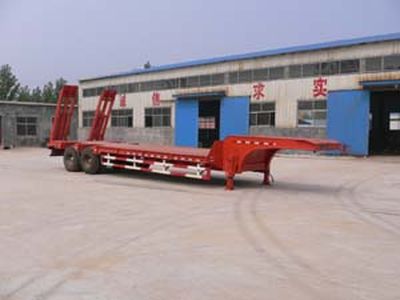 Jinma QJM9280TDPLow flatbed semi-trailer