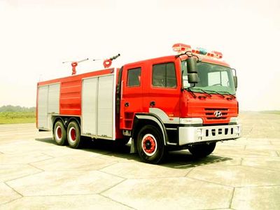 Chuanxiao brand automobilesSXF5270TXFGP110PDry powder foam combined fire truck