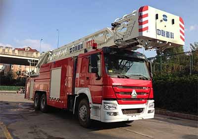 Zhonglian Automobile ZLJ5324JXFYT32 Cloud ladder fire truck