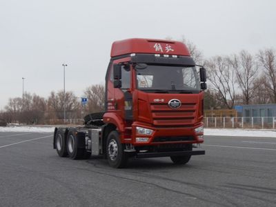 Jiefang AutomobileCA4250P62K24T1E6Flat headed diesel semi-trailer tractor