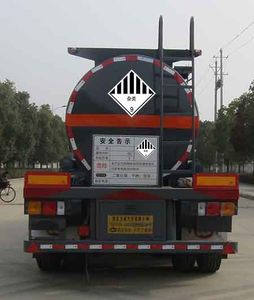 Zhongqi Liwei brand automobiles HLW9400GZW Tank transport semi-trailer for miscellaneous hazardous materials