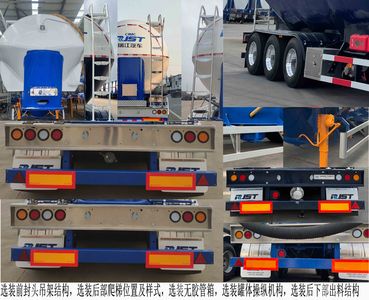 Ruijiang  WL9401GFL50NT Low density powder material transportation semi-trailer