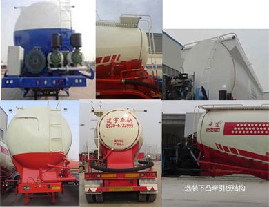 Luffy YFZ9401GFL Low density powder material transportation semi-trailer