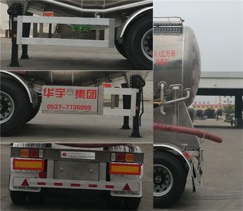 Huayuda  LHY9400GFLL38 Aluminum alloy medium density powder material transportation semi-trailer