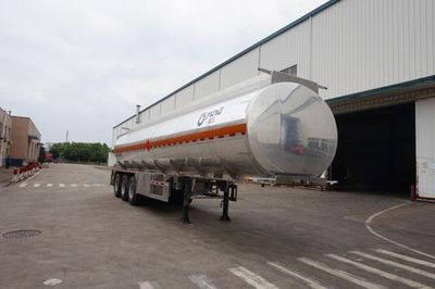 Yunli  LG9401GRY Aluminum alloy flammable liquid tank transport semi-trailer