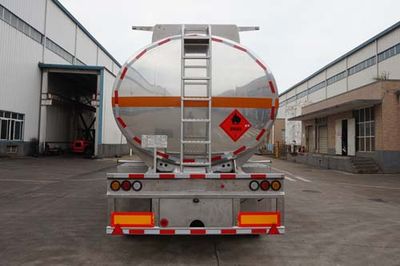 Yunli  LG9401GRY Aluminum alloy flammable liquid tank transport semi-trailer