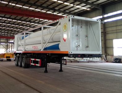 Shengrun  SKW9403GGY Hydraulic sub station high-pressure gas long pipe semi-trailer