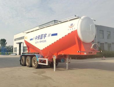 Zhongyu Guoyu brand automobiles ZGY9402GFL Medium density powder material transportation semi-trailer