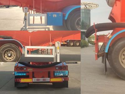 Zhongyu Guoyu brand automobiles ZGY9402GFL Medium density powder material transportation semi-trailer