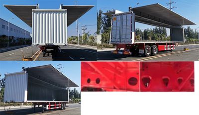 Yanzhao Chunhui  HHC9350XYK Wing opening box semi-trailer