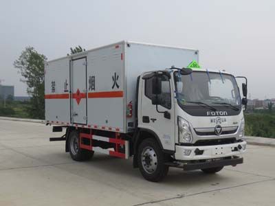 Jiangte brand automobiles JDF5120XRYB6 Flammable liquid box transport vehicle