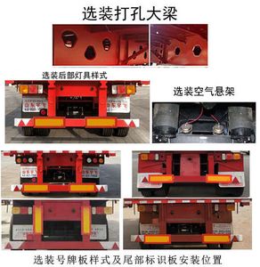 Liangyu  SYF9400TPB Flat transport semi-trailer