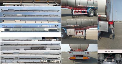 Luxu  YFX9401GPG Ordinary liquid transport semi-trailer