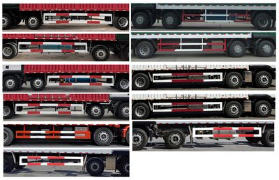 Shandeka brand automobiles ZZ5256XYKN56CGF1 Wing opening box car